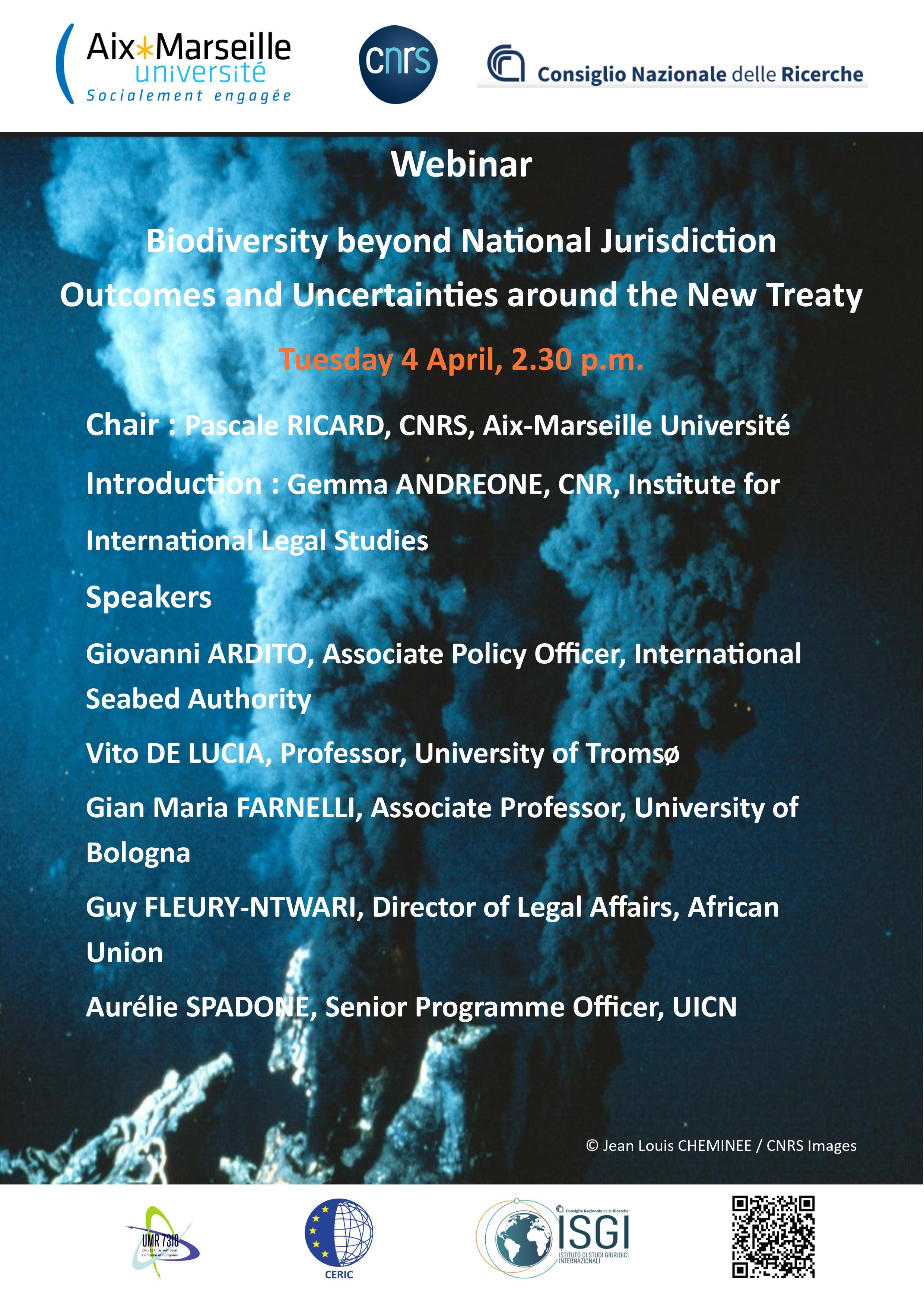 Webinar Biodiversity beyond National Jurisdiction